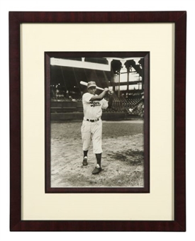 Jackie Robinson Signed Photograph, Image Used for 1950 Bowman Card